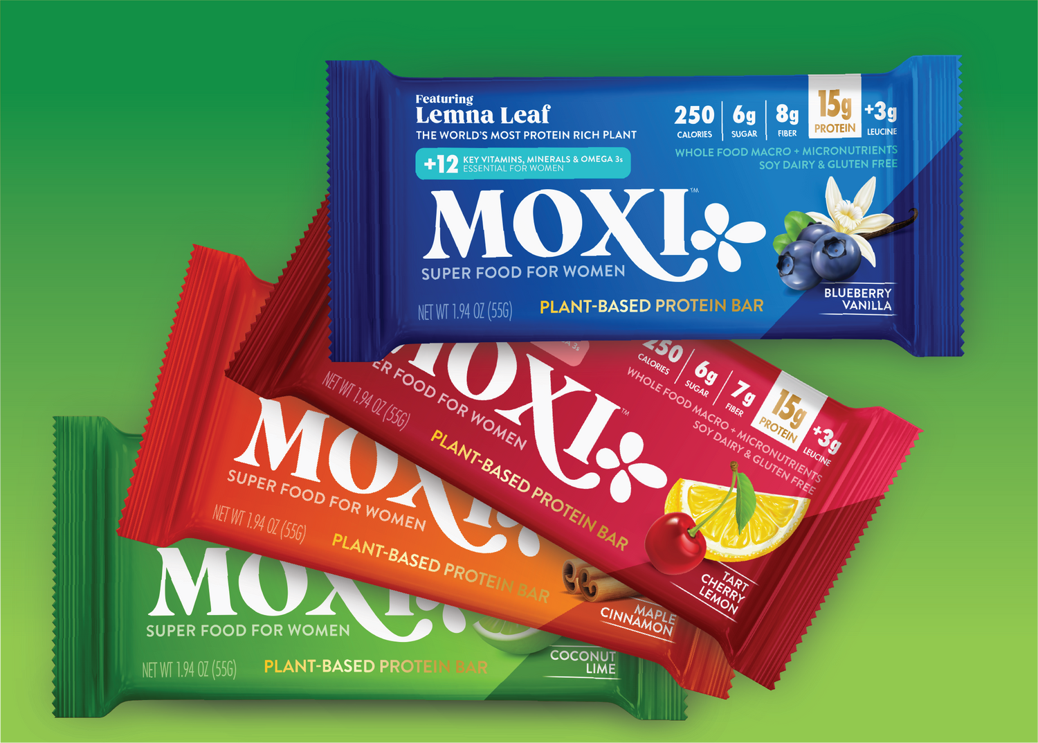 A collection of flavored bars